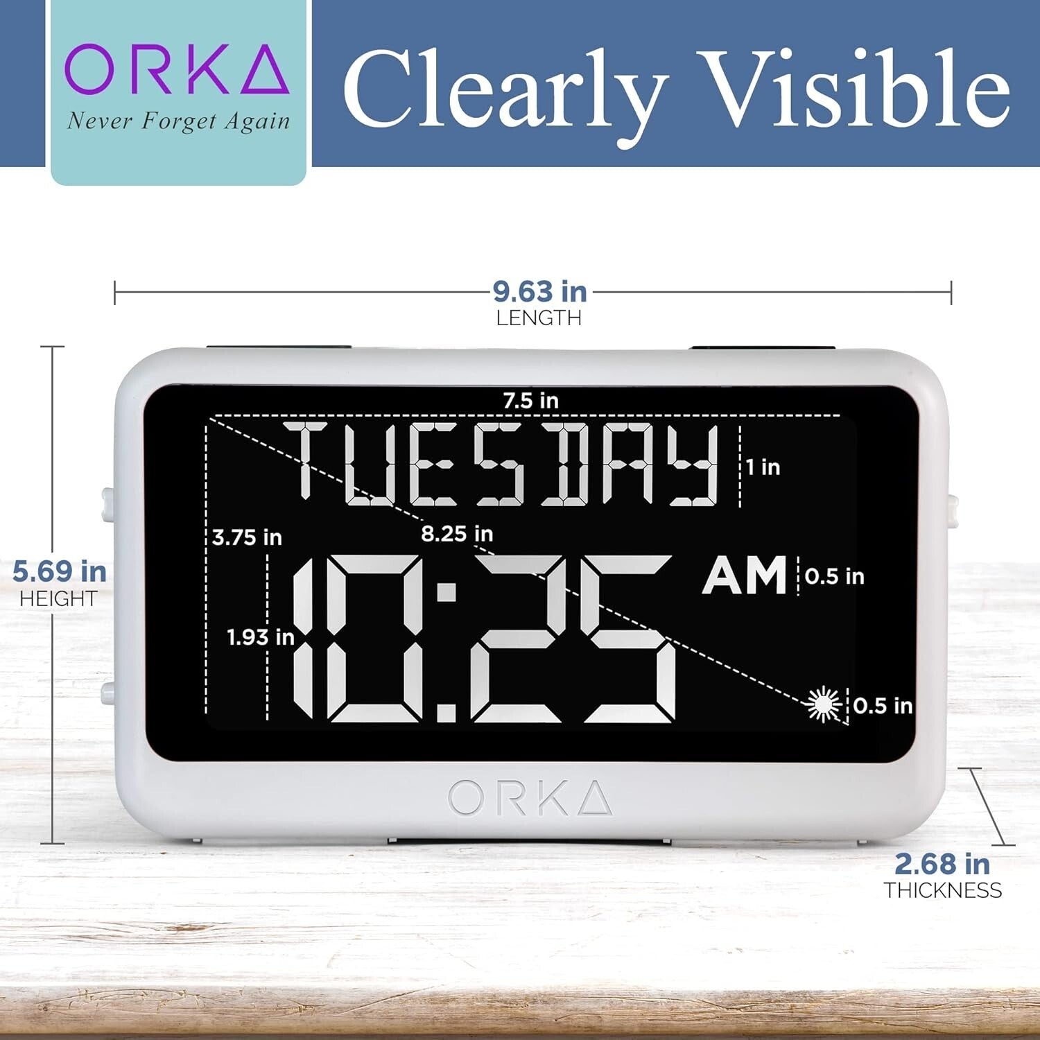 Digital Talking Clock & Pill Reminder with Adjustable Features for Elderly Care
