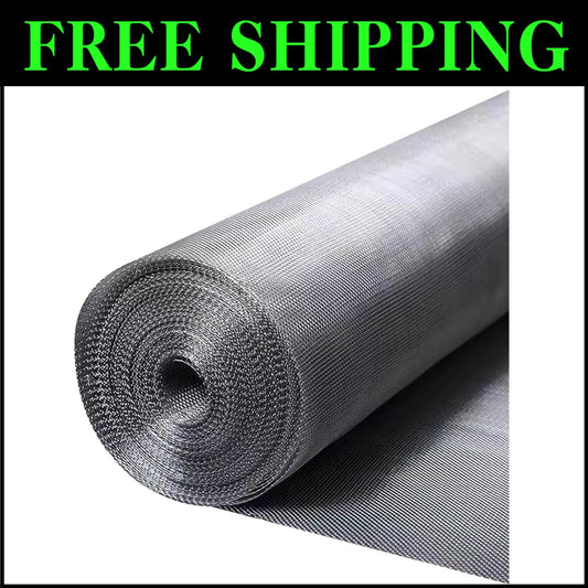 Premium Quality 304 Stainless Steel Mesh 47" x 200" - Pet-Friendly Window Screen