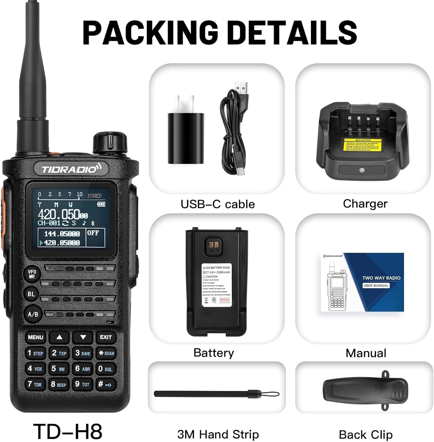 Dual Band 2nd Gen Radio - 2500mAh Power, Wireless Programming & Repeater Lists