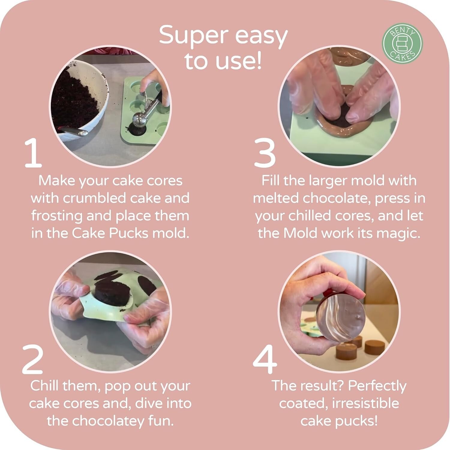 Fun and Easy CakePuck Mold Set for Kids – Make Irresistible Chocolate Treats!
