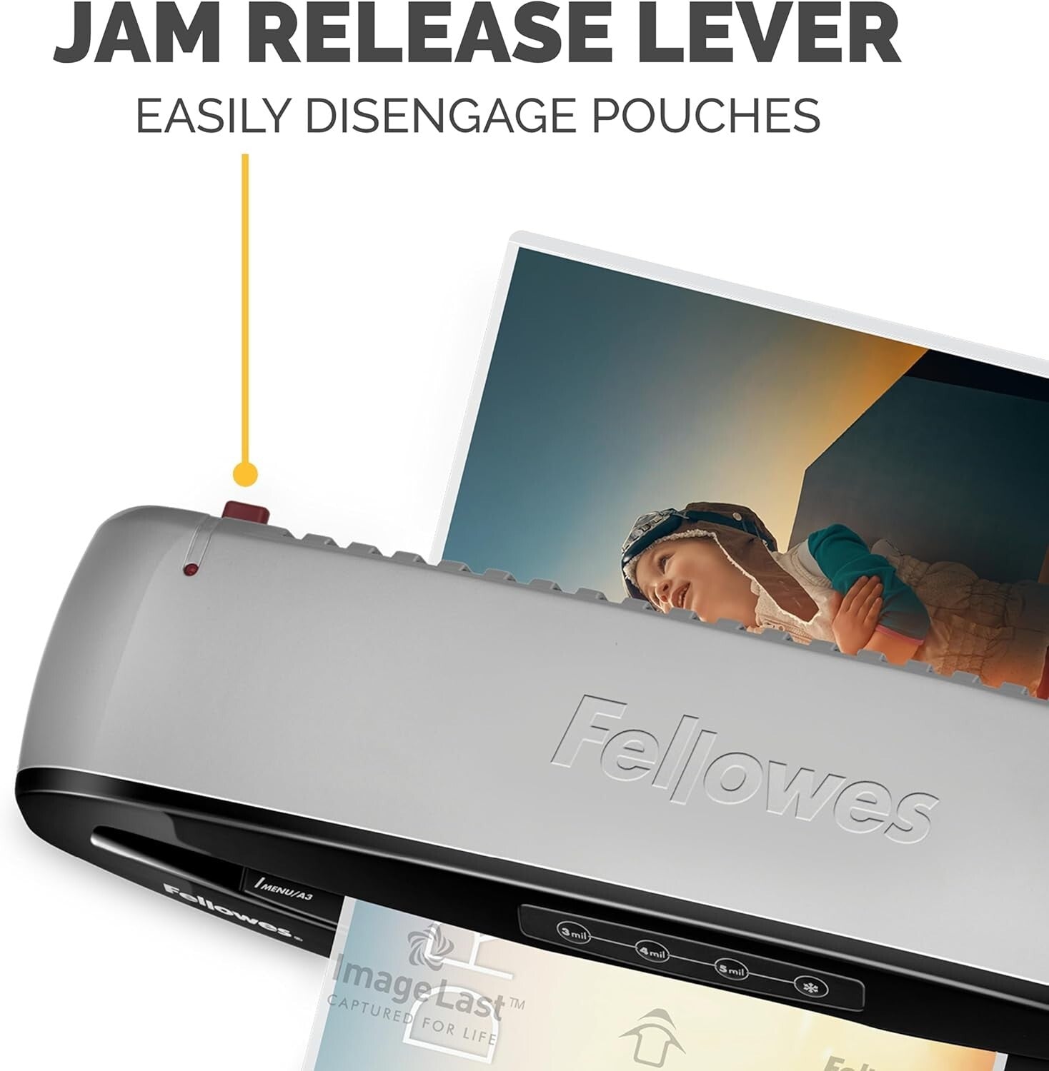 12.5 Inch Satin Thermal Laminator - Rapid 1 Minute Warm-Up & Jam-Free Operation