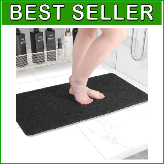 Anti-Slip Foot Scrubber Mat for Bathtub & Shower - Fast-Drying Design 40"x28"