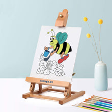 Load image into Gallery viewer, Complete Kids Painting Set with Table Easel &amp; 43-Piece Art Supplies