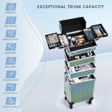 Load image into Gallery viewer, Cosmetology Trolley with 360-Degree Swivel Wheels - Perfect Makeup Organizer