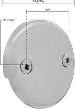Load image into Gallery viewer, Satin Nickel 14" x 1-1/2" Tub Waste Assembly with Tip-Toe Drain Plug - 1-Pack