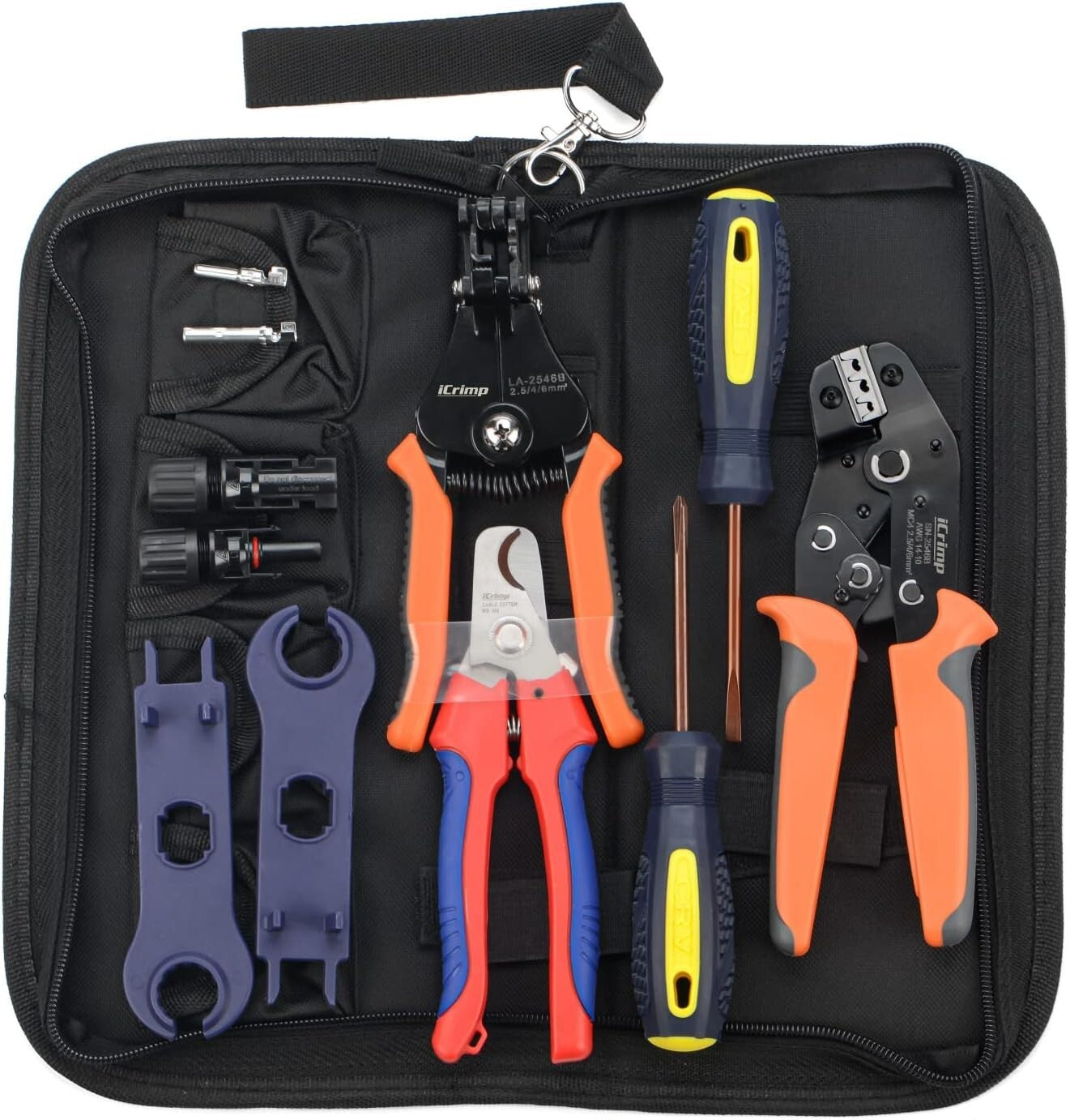 All-in-One Solar PV Tool Kit: Crimper, Stripper & Cutter for Easy Installation