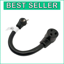 Load image into Gallery viewer, Premium Heavy-Duty NEMA 10-50P to 6-50R Adapter Cord, 50 Amp, 1.5FT Length