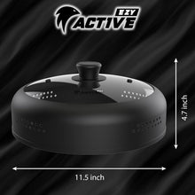 Load image into Gallery viewer, Dishwasher Safe 11.5'' Microwave Cover - Black Silicone Lid for Easy Cooking