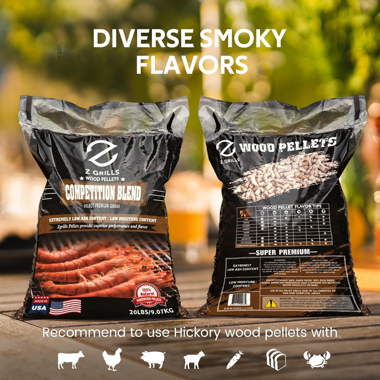 Eco-Friendly 40lb Hardwood Pellets for Smokers and Grills - Unmatched Flavor