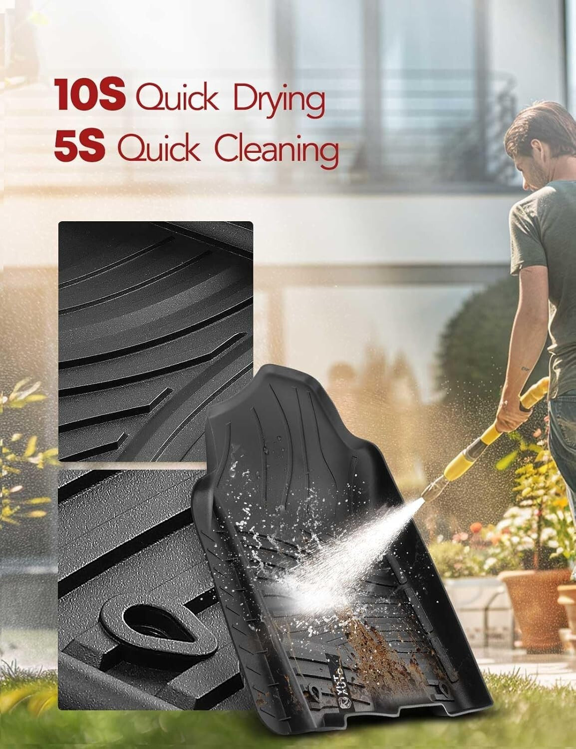 Durable Waterproof Floor Mats for 2009-2022 Ram Trucks - Full Interior Coverage