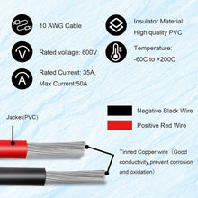 Load image into Gallery viewer, Durable 30FT SAE Connector Cable - Heavy Duty with Polarity Reverse Adapter