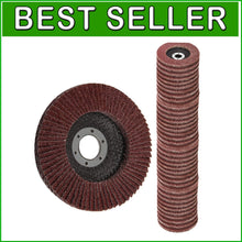 Load image into Gallery viewer, Durable 40 Grit Flap Discs - 40PCS 4.5" Grinding Wheels for Various Applications