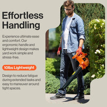 Load image into Gallery viewer, 120V 3-in-1 Leaf Blower, Vacuum &amp; Mulcher - Lightweight &amp; Powerful for Yard Care