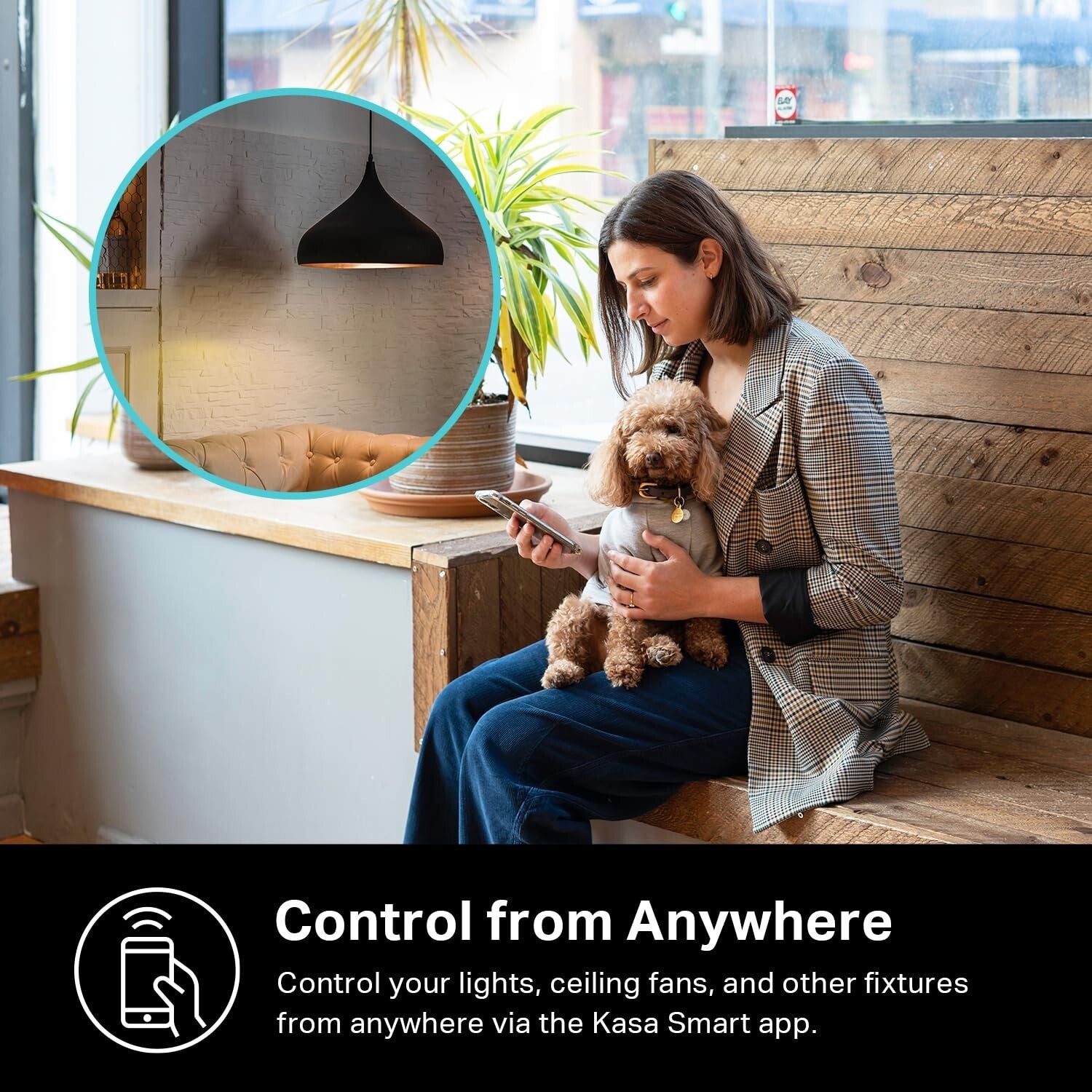 Wi-Fi Dimmer Light Switch with Voice Control - UL Certified, Easy Install