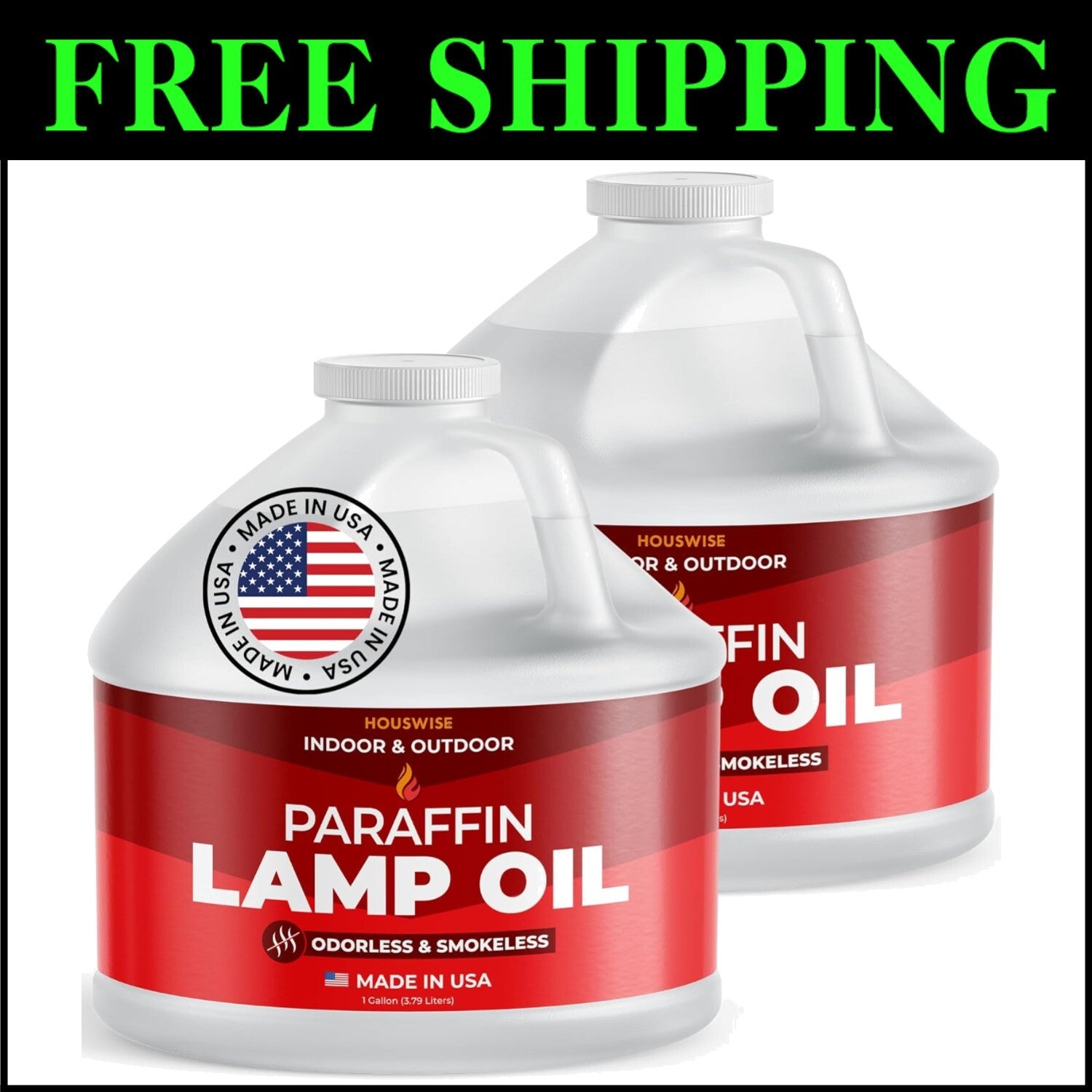 Versatile 2-Gallon Paraffin Oil - Indoor & Outdoor Solution for Elegant Lighting