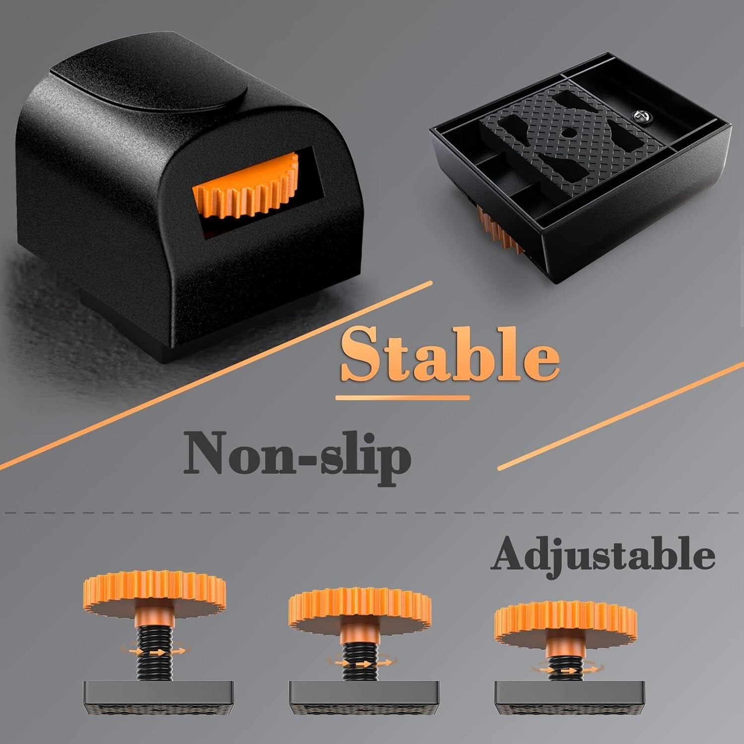 Stable Adjustable Dip Stand with Folding Design - 1200LBS Capacity for All Users