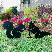 Load image into Gallery viewer, Weather-Resistant Garden Art: Textured Silver Animal Sculptures for Outdoor Joy