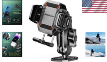 Load image into Gallery viewer, One-Hand Locking Phone Mount Holder with Vibration Absorption - 5.4-7.2'' Phones