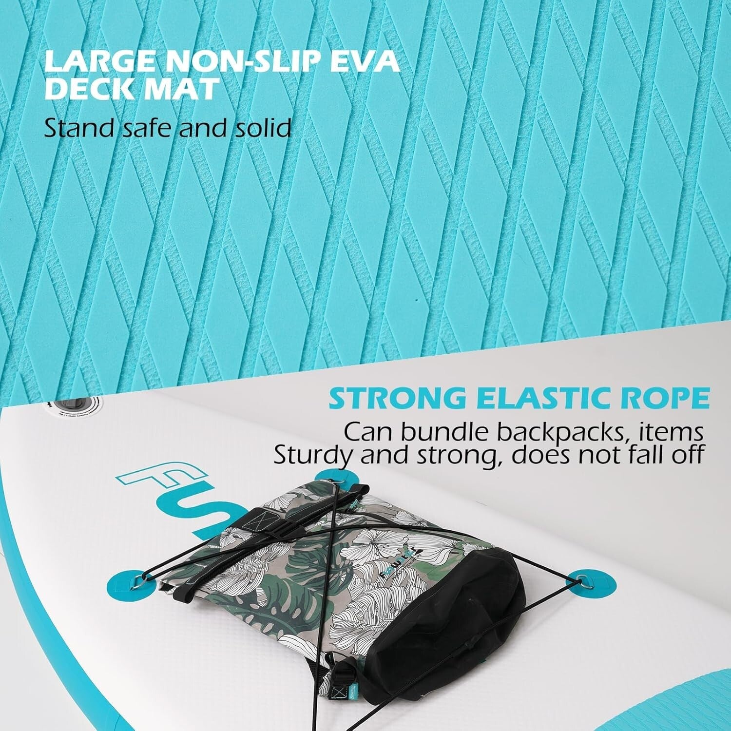 Compact Inflatable SUP with Premium Accessories - Ideal for Youth & Adults