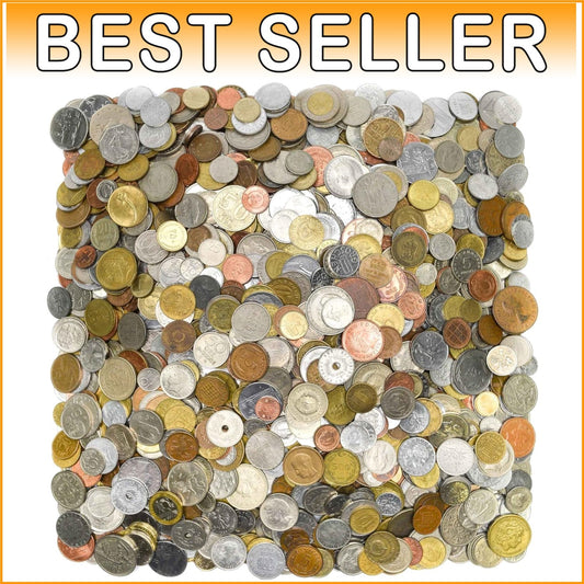 Rare 2lb Collection of Circulated Foreign Coins - A Small Investment in History