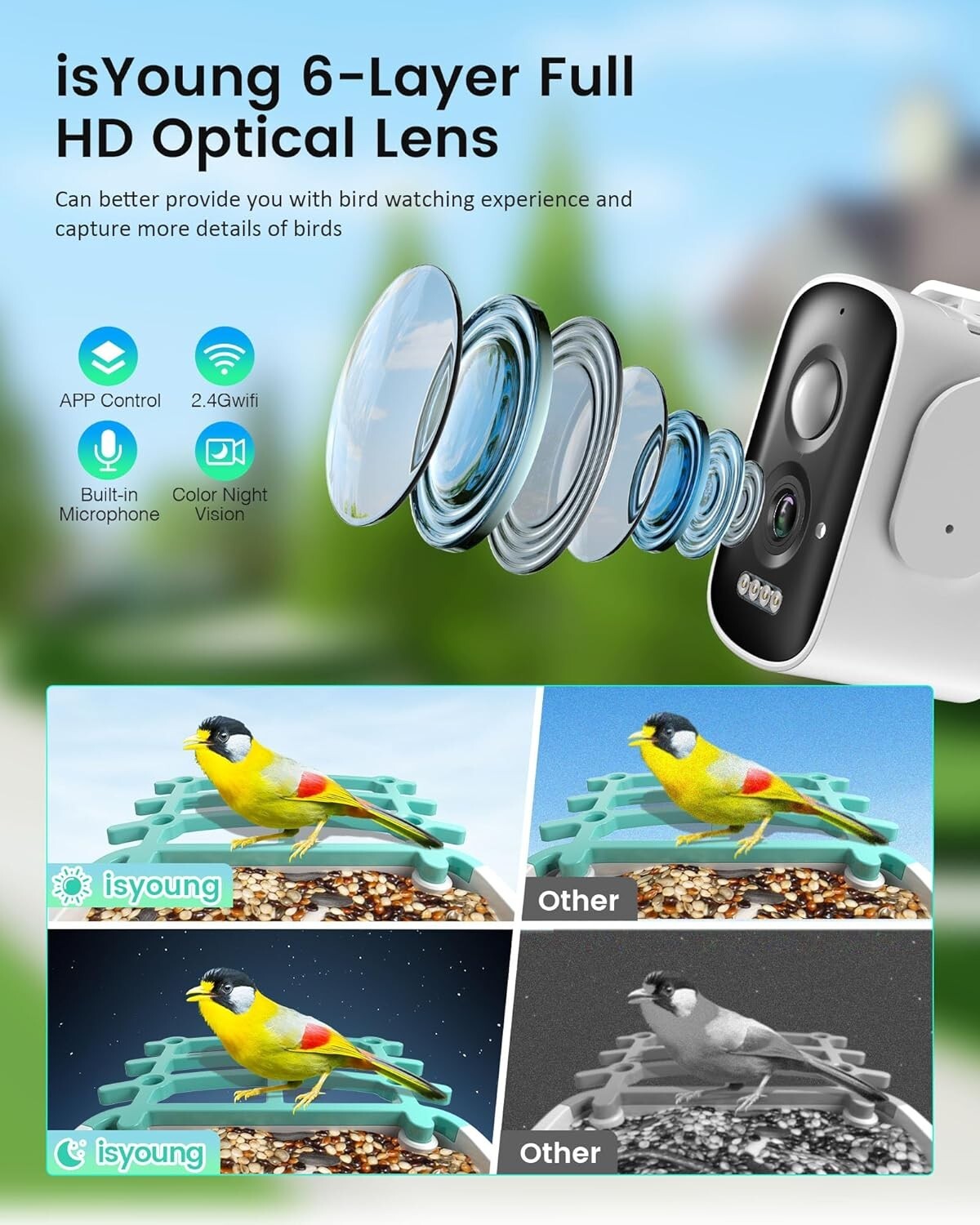 Eco-Friendly Smart Bird Feeder: AI Recognition & Night Vision for 11,000 Species