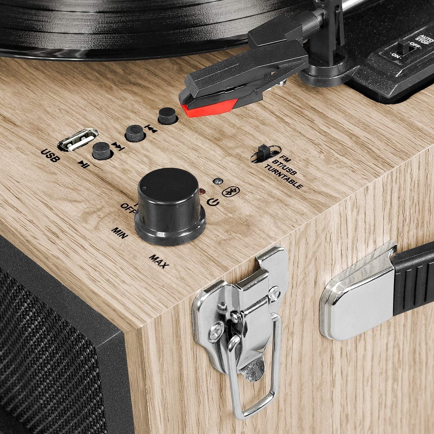 All-in-One 5-in-1 Music Center: Liberty Turntable with Bluetooth & USB Recording