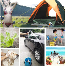 Load image into Gallery viewer, Versatile Electric Shower System with Rechargeable Battery for Pets &amp; Camping