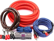 Load image into Gallery viewer, Complete 0 Gauge Car Amp Wiring Kit for Superior Sound - Includes Cables &amp; Fuses