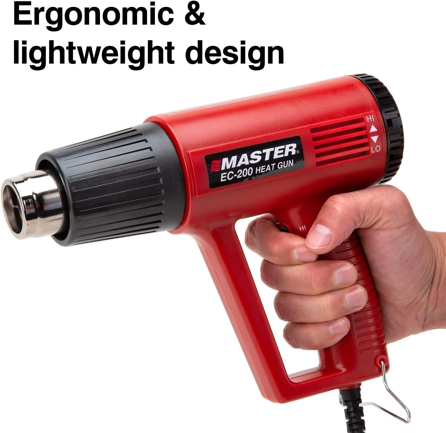Lightweight Electric Heat Gun with Two Speeds - Ideal for Projects & Crafts