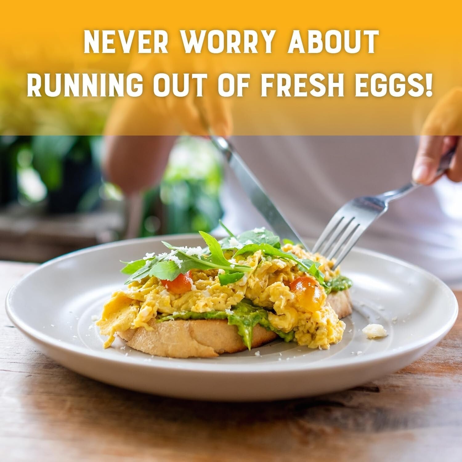 Nutritious 1.5 lbs Gluten-Free Dried Egg Powder - Ideal for Home & Outdoor Use