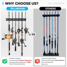 Load image into Gallery viewer, Heavy-Duty Fishing Rod Rack - V6 Holders for Garage &amp; Stylish Organization