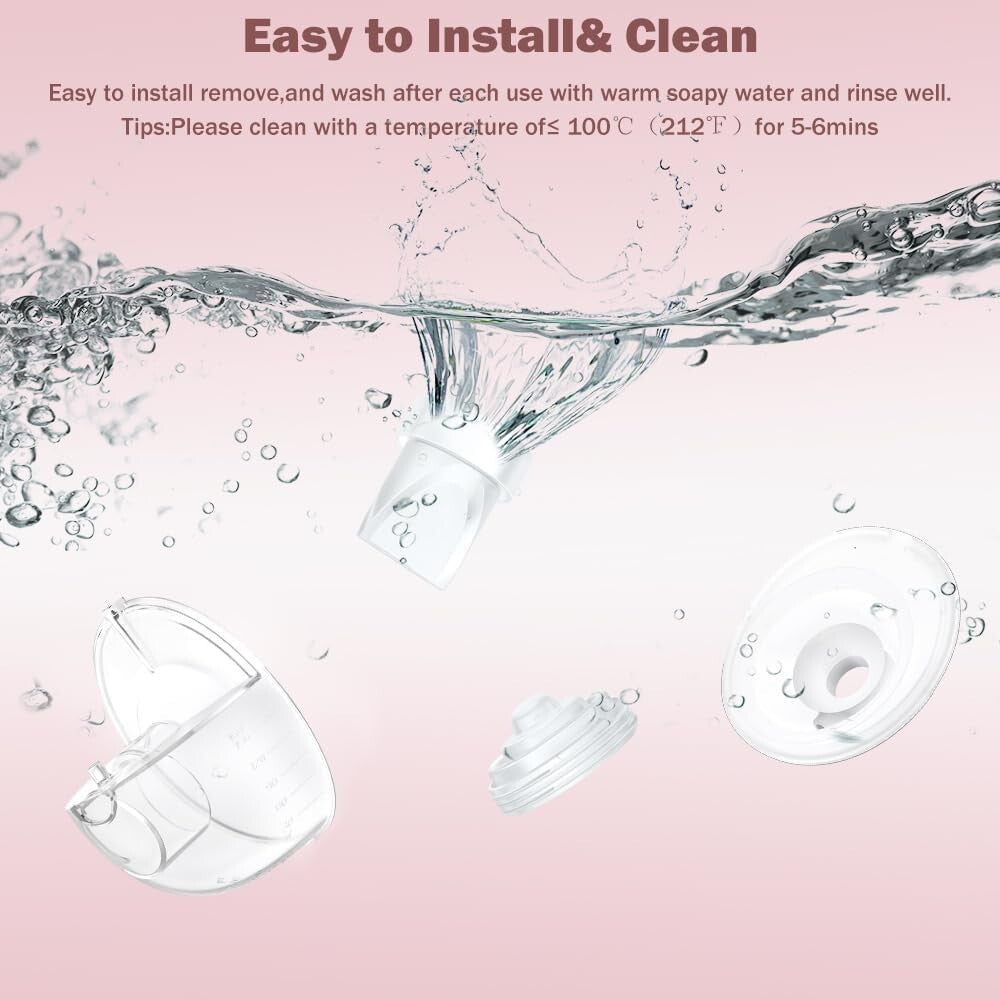 Efficient Breast Pump Parts Set with 24mm Flange and Milk Collector for Moms