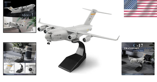 1/200 Scale C-17 Global Overlord Alloy Military Model – Perfect for Collectors