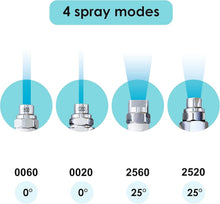 Load image into Gallery viewer, Versatile 4 Tip Pressure Washer Nozzle for 7-8 GPM Soft Wash Systems