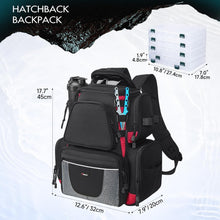 Load image into Gallery viewer, Comfortable Fishing Tackle Backpack with Adjustable Storage &amp; Reflective Strips