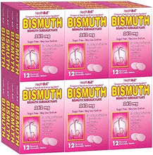 Load image into Gallery viewer, Bismuth Subsalicylate 262mg Chewable Tablets - 24 Pack for Fast Digestive Relief
