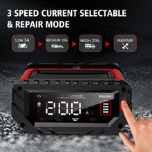 Load image into Gallery viewer, Versatile Trickle Charger - 12V/24V Battery Maintainer with Adjustable Current