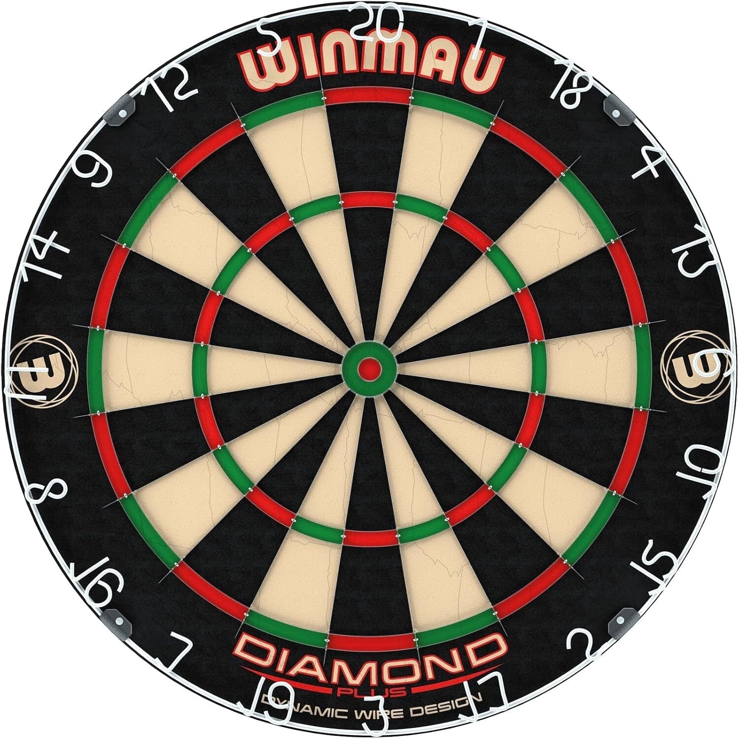 Diamond Plus Professional Bristle Dartboard - BDO Endorsed for Ultimate Play