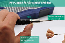 Load image into Gallery viewer, Ergonomic Magnetic Screwdriver Set: 55 Precision Bits for Electronics Repair