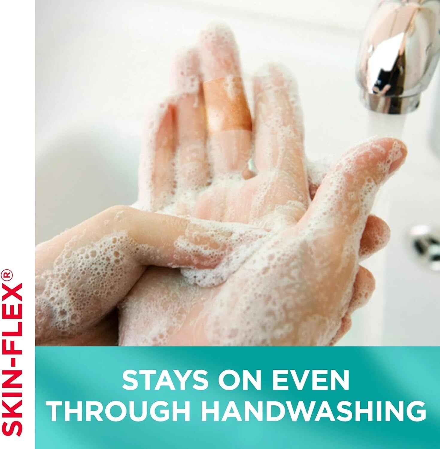 Flexible MotionMax Bandages – 25 Count Multipack, Waterproof & Comfortable