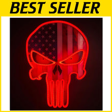 Load image into Gallery viewer, Illuminated Skull Neon Sign - Stylish USB &amp; Battery-Powered Room Lights