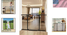 Load image into Gallery viewer, 36-Inch Extra Tall Pressure-Mounted Gate - Ideal for Homes with Babies and Dogs