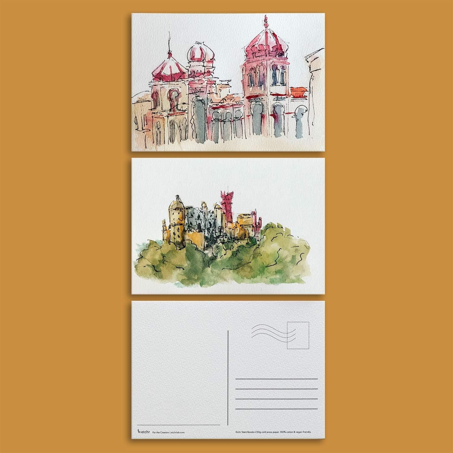 Premium Acid-Free Cold Press Postcard Paper - 100 Count for Guaranteed Quality