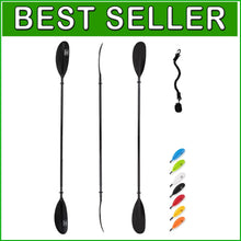 Load image into Gallery viewer, 95in Kayak Paddle: High-Quality Aluminum &amp; Fiberglass for Optimal Performance