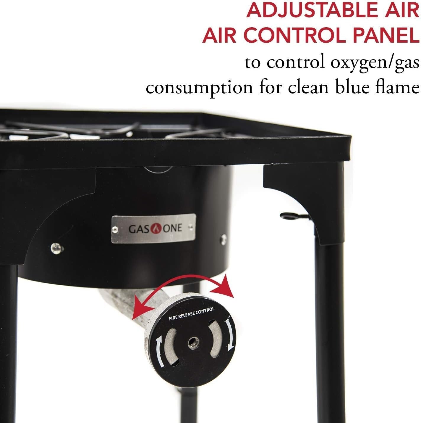 High-Performance 200,000 BTU Propane Burner - Ideal for Brews & Outdoor Cooking