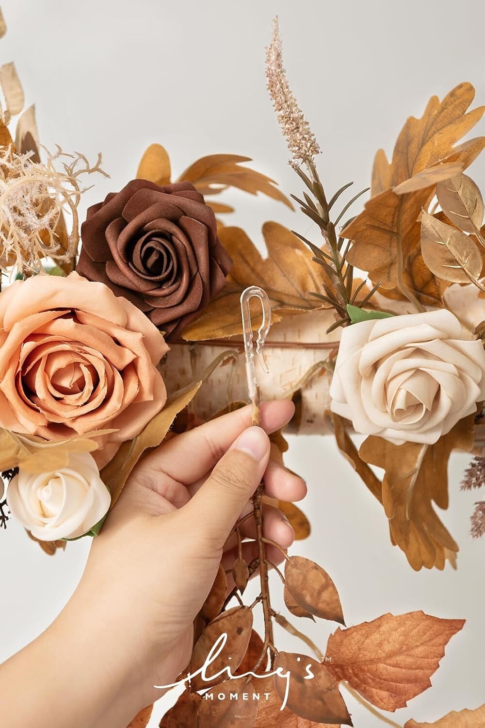 Versatile 6.5FT Floral Garland - Ideal Wedding Arch Decor & Photography Backdrop