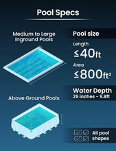 Load image into Gallery viewer, Heavy-Duty Battery Powered Pool Leaf Vacuum - Touch Control &amp; Long Battery Life