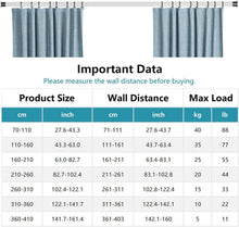 Load image into Gallery viewer, Versatile Tension Curtain Rod - Adjustable 82.7-102.4”, Strong Hold, No Drilling