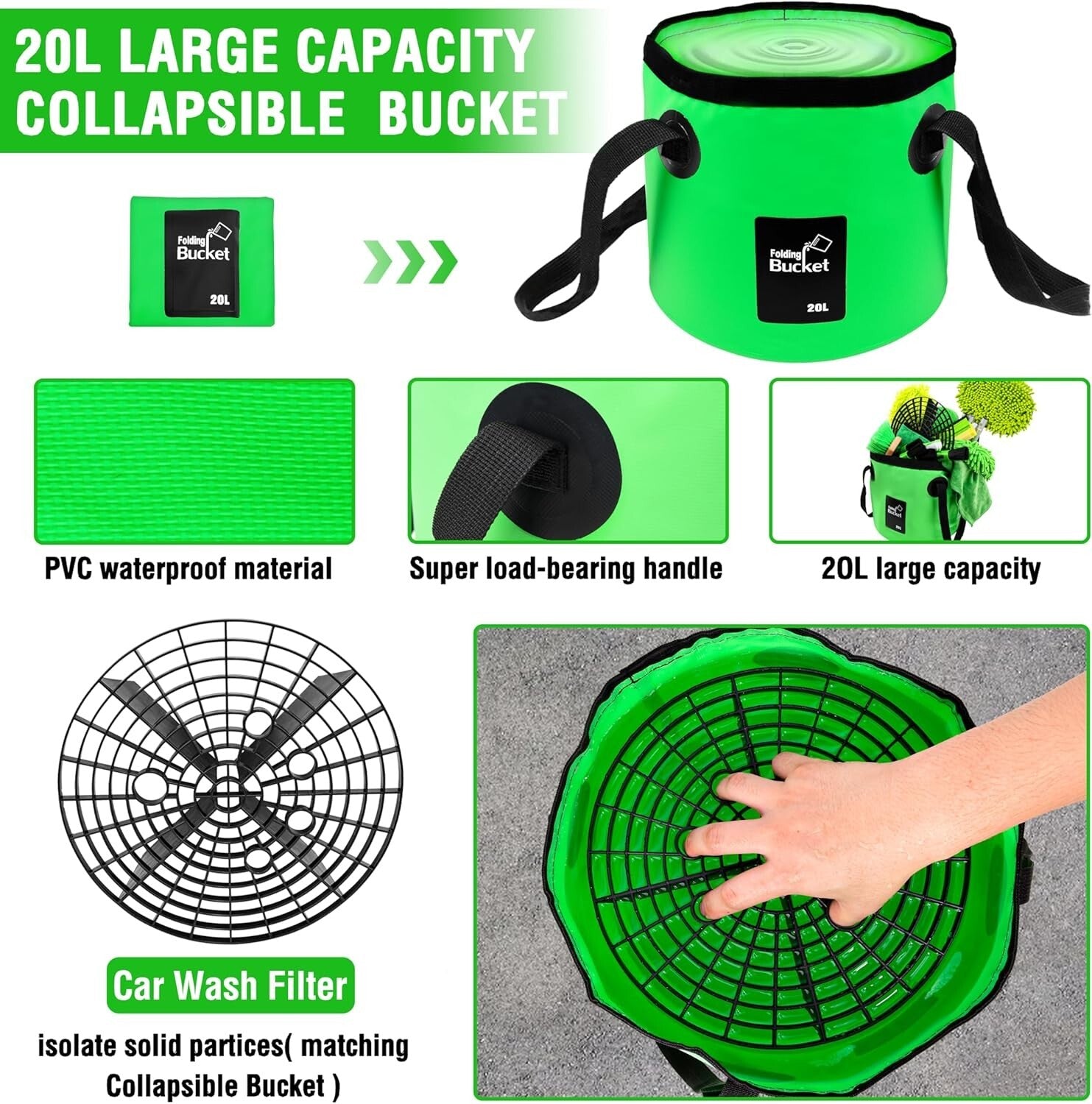 Advanced 17-Piece Car Wash & Detailing Set: Ultimate Cleaning Solution