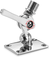 Load image into Gallery viewer, Marine Grade VHF Antenna Mount with Adjustable Base - Corrosion Resistant Design